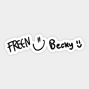 Freenbecky Signature Freen and Becky Gap the series Sticker